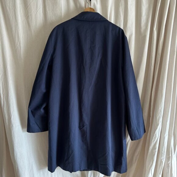 Aquascutum Navy Trench coat Size 48 - Picture 5 of 11